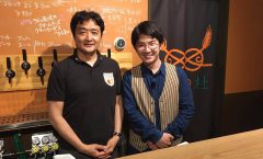 小堺翔太さんが取材で氷川ブリュワリーご来店